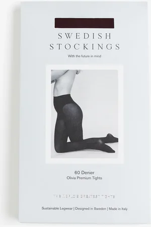 H&M Olivia Premium Strømpebukser 60 Den