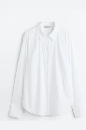 H&M Skjorte i bomuldsblanding
