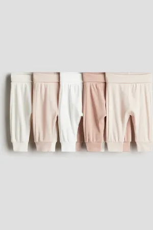 H&M 5-pak bukser med foldbar ribkant