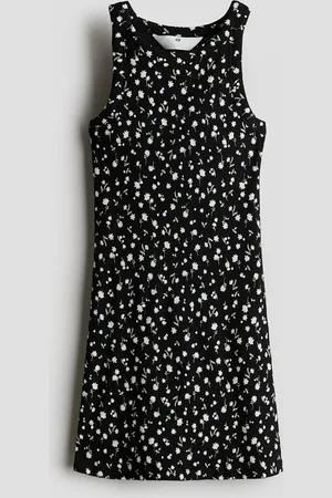 H&M Ribbet kjole i bomuld