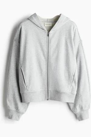 H&M Træningshoodie med lynlås