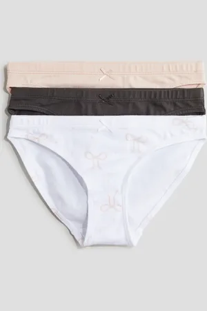 H&M 3-pak trusser i bomuld