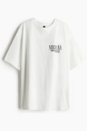 H&M Oversized T-shirt med tryk