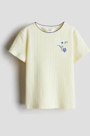 H&M Top i pointellejersey