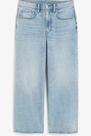 H&M Wide High Cropped Jeans