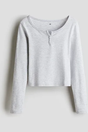 H&M Langærmet top i jersey