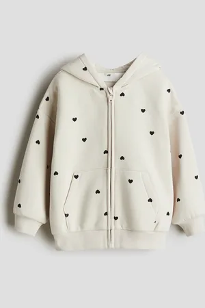 H&M Oversized hoodie med lynlås