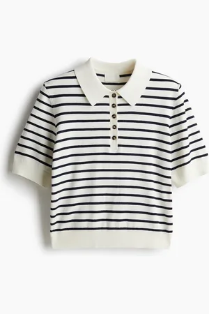 H&M Finstrikket poloshirt