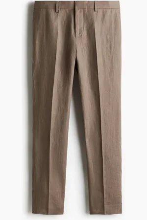 H&M Habitbukser i hør Slim Fit