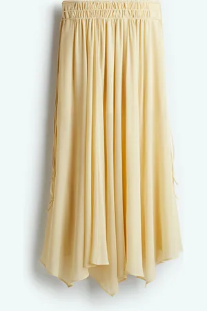 H&M Rundskåret nederdel i chiffon