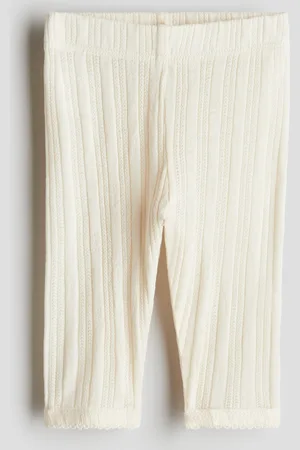 H&M Leggings i pointellejersey af bomuld