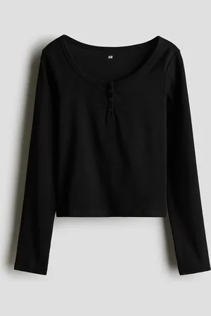 H&M Langærmet top i jersey
