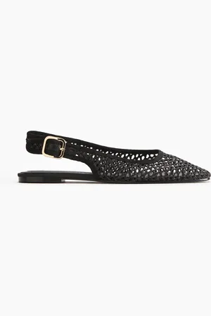 H&M Slingbacksandaler i mesh