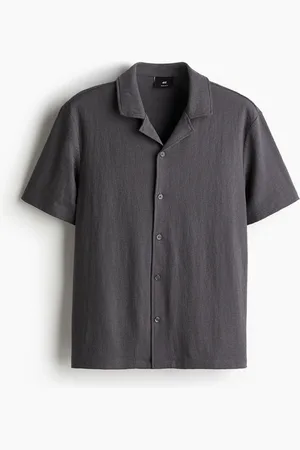 H&M Kortærmet skjorte i jersey Regular Fit