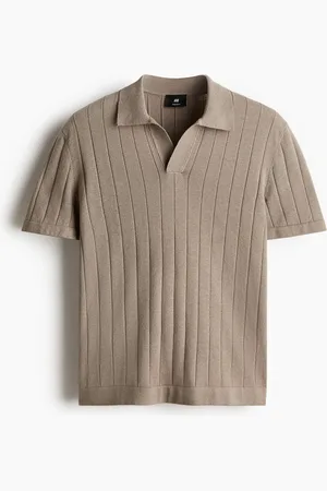 H&M Poloshirt i hørblanding Regular Fit