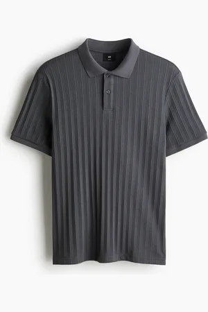 H&M Poloshirt i jersey med struktur Slim Fit