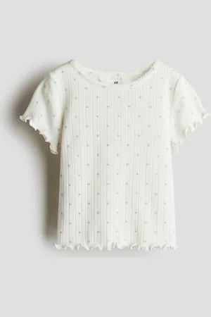 H&M Top i pointelle