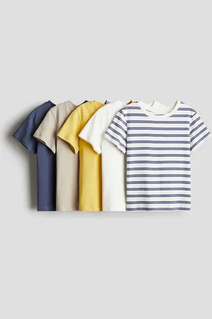 H&M 5-pak T-shirt i bomuld