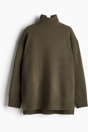 H&M Oversized rullekravetrøje