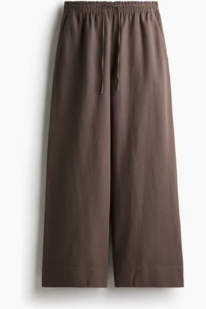 H&M Vide bukser i hørblanding