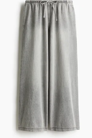 H&M Bukser i denim med snøre