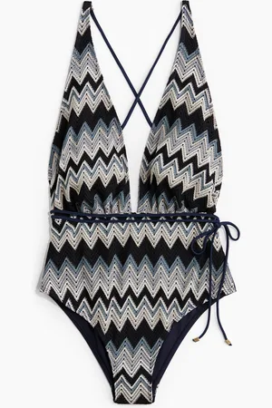 H&M Crochethalter Wrap Around Swimsuit
