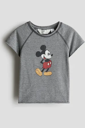 H&M Top i jersey med tryk