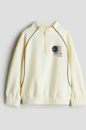 H&M Sweatshirt med lynlås foroven