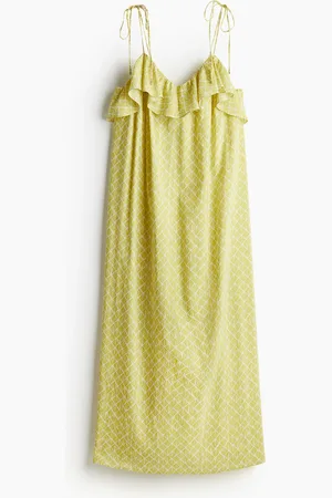 H&M Stropkjole med flæsekant