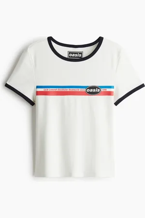 H&M T-shirt med tryk