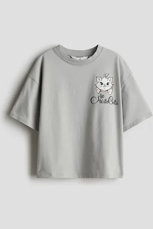 H&M T-shirt i bomuld med tryk