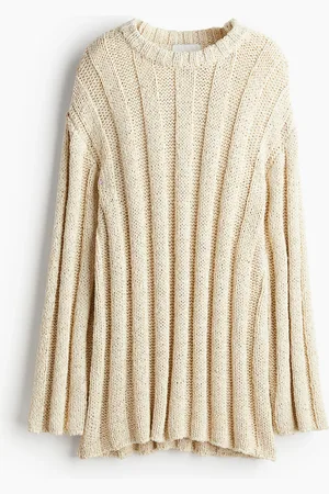 H&M Oversized trøje i ribstrik