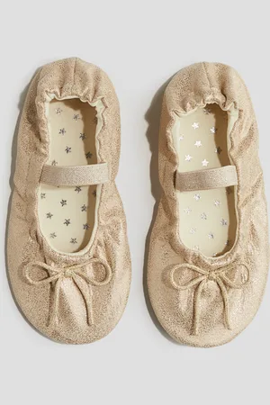 H&M Glitrende ballerinasko