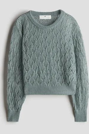 H&M Pointellestrikket trøje