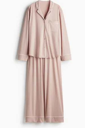 H&M Natsæt med skjorte og bukser