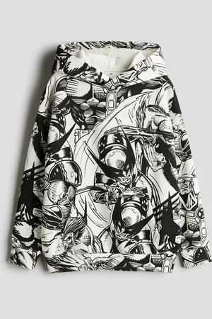 H&M Hættetrøje med motiv
