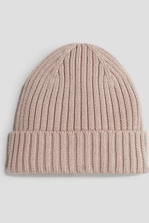 H&M Strikket beanie i uld