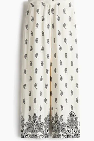 H&M Mønstrede bukser i twill
