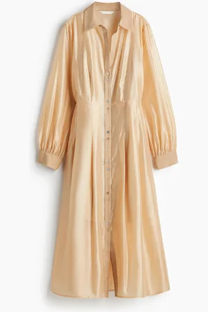 H&M Skjortekjole med markeret talje