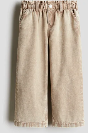 H&M Paperbag-jeans Wide Leg