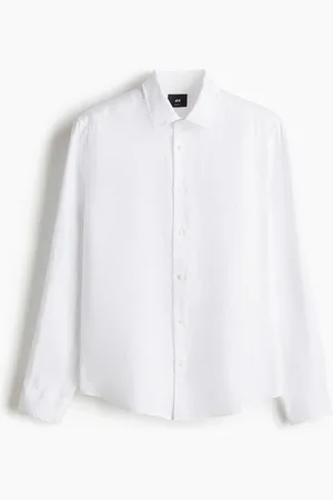 H&M Skjorte i hør Slim Fit