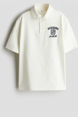 H&M Poloshirt med tekstmotiv