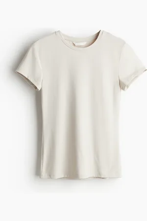 H&M Tætsiddende T-shirt