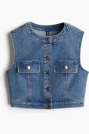 H&M Croptop i denim