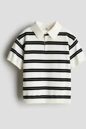 H&M Poloshirt i bomuldsstrik