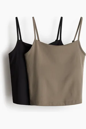 H&M 2-pak træningstop med DryMove™