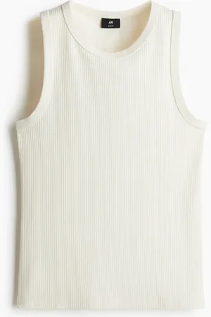 H&M Ribbet tanktop Slim Fit
