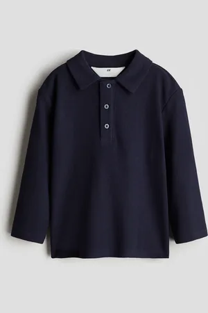 H&M Poloshirt med lange ærmer