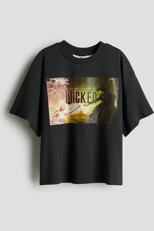 H&M T-shirt med trykt motiv
