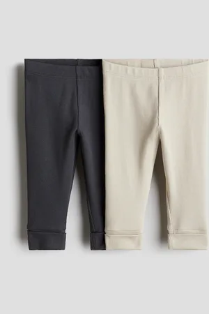 H&M 2-pak leggings med justerbar pasform